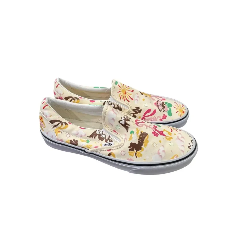 New Vans Classic Slip-On Get Outdoors Mushroom Print Men’s 11 VN000BVZFRL